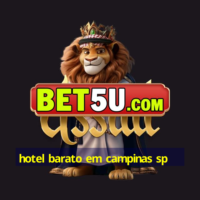 hotel barato em campinas sp